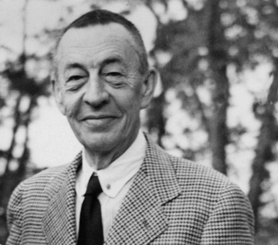 Sergei Rachmaninoff Smiling